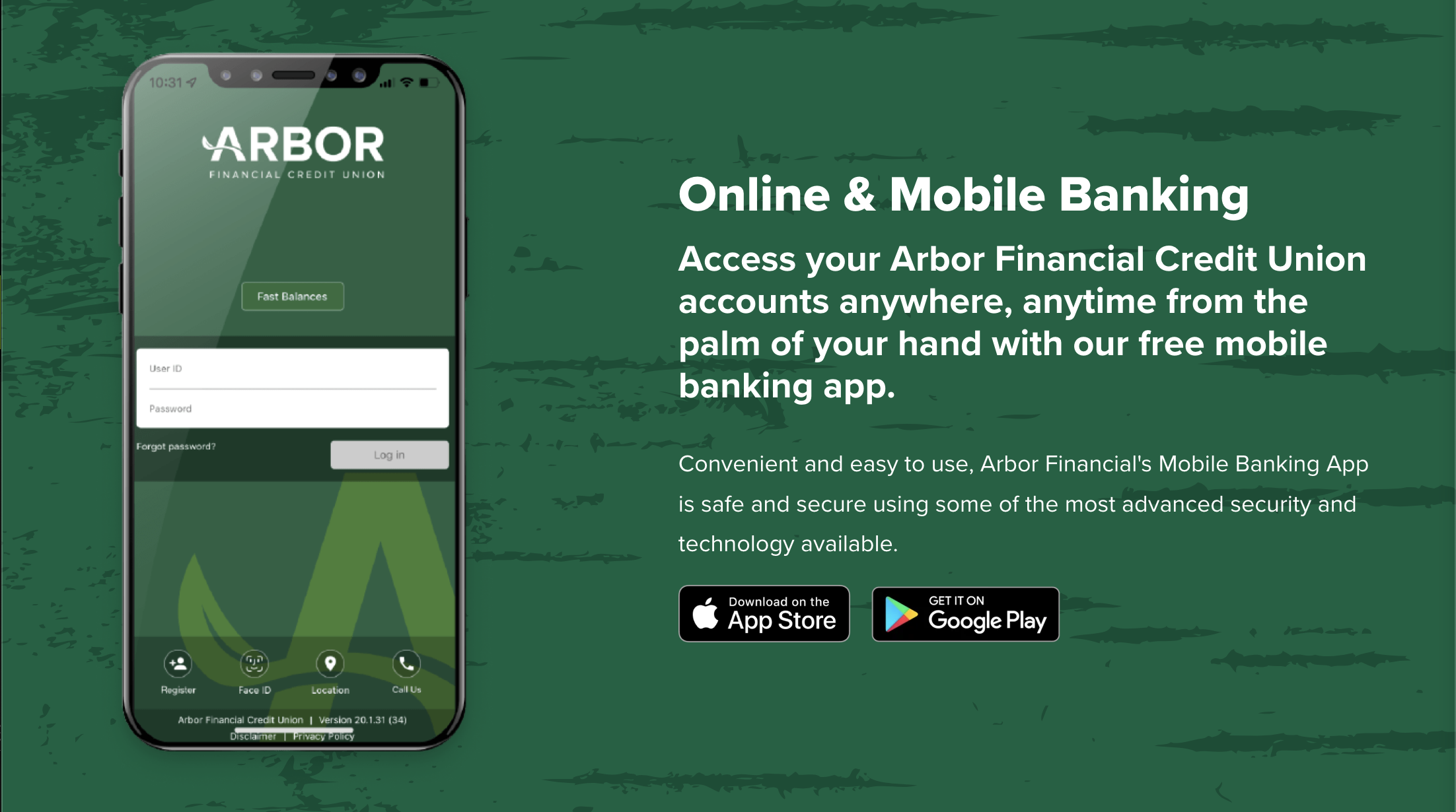 art direction and texture for arbor financial website design